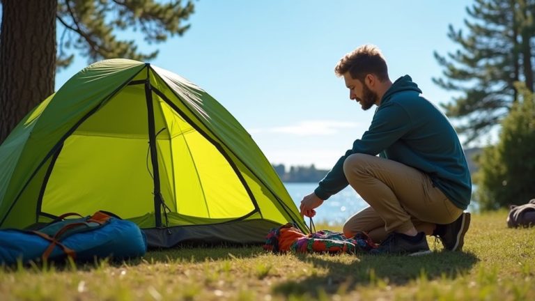 assemble tent step by step