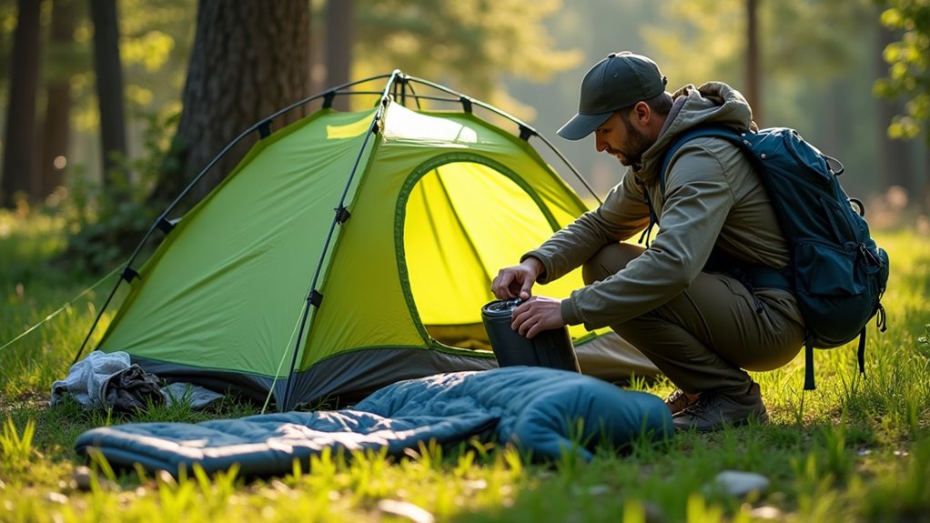 balanced load for hiking
