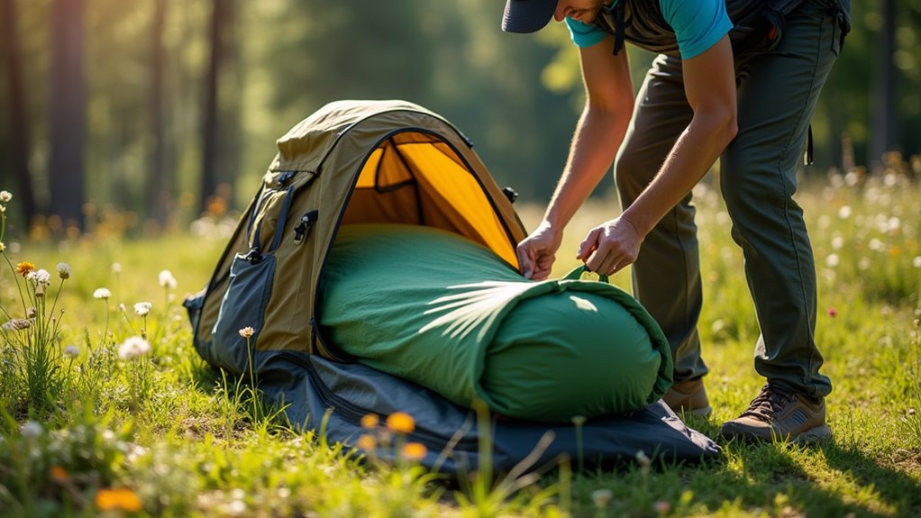 balanced tent packing techniques