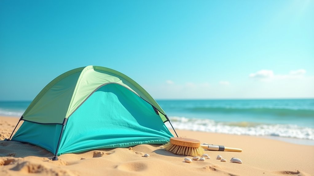 beach tent cleaning tips