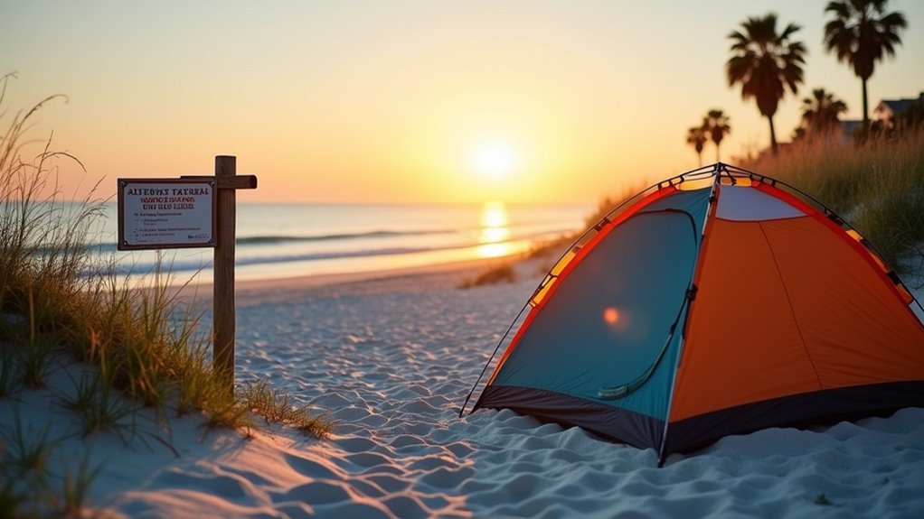 beach tent regulations vary