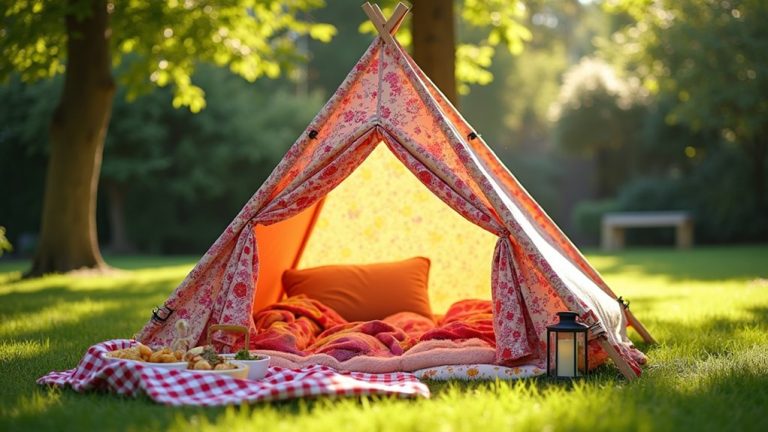 build a cozy tent
