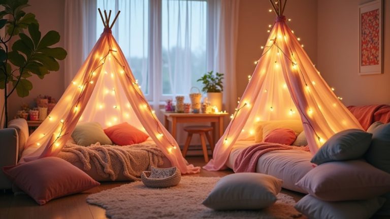 build cozy slumber tents