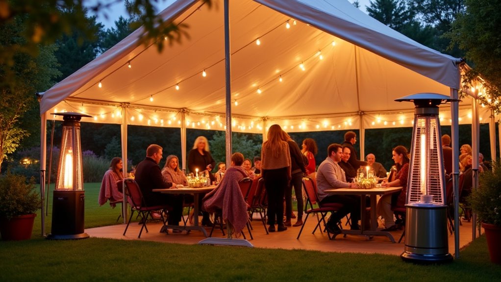 calculate tent heating needs