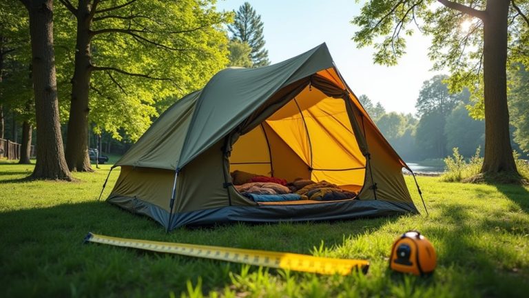 calculating tent volume dimensions