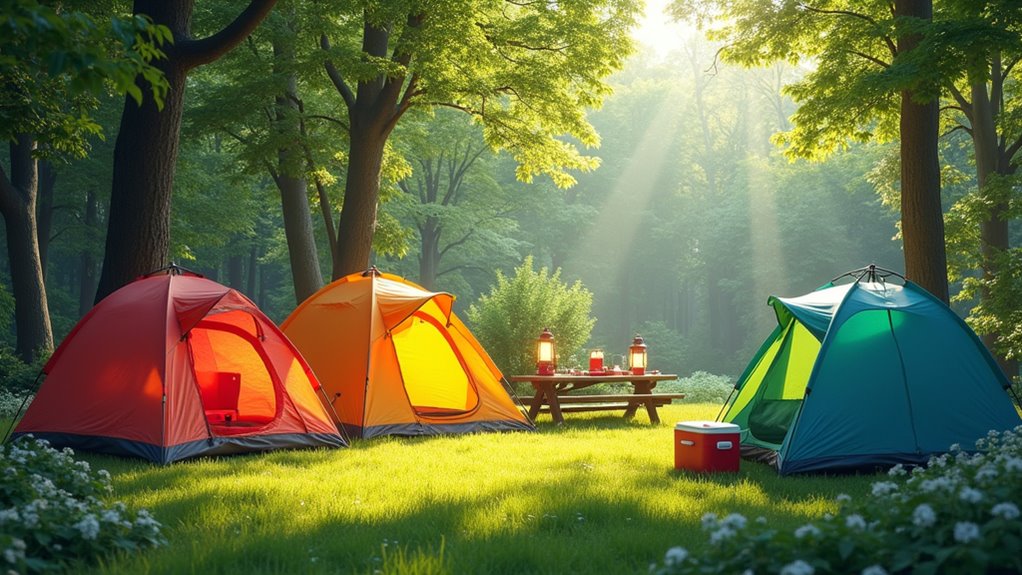 camping tent rental options