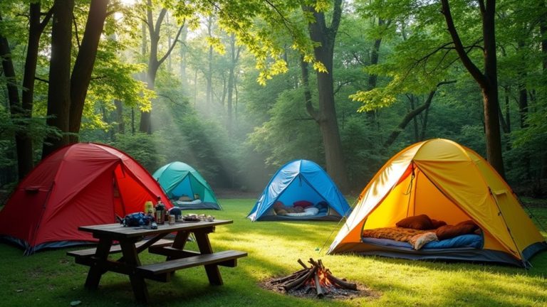 camping tent rental options