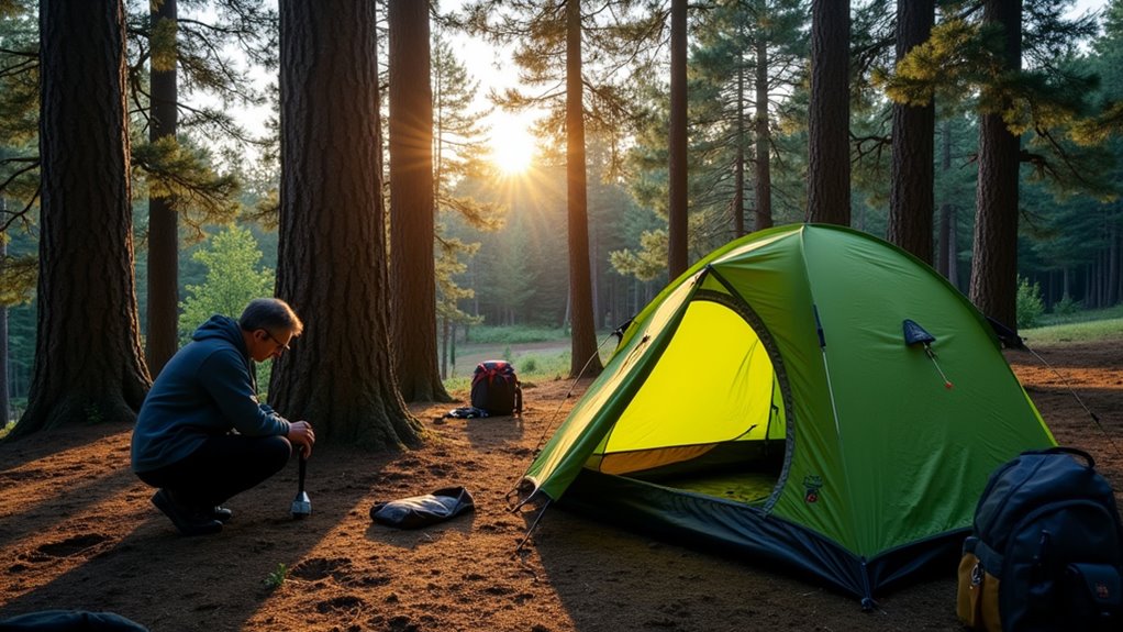 campsite safety and comfort