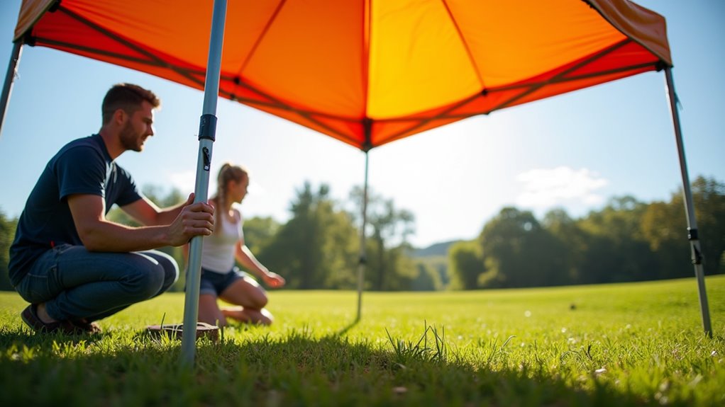 canopy frame setup instructions