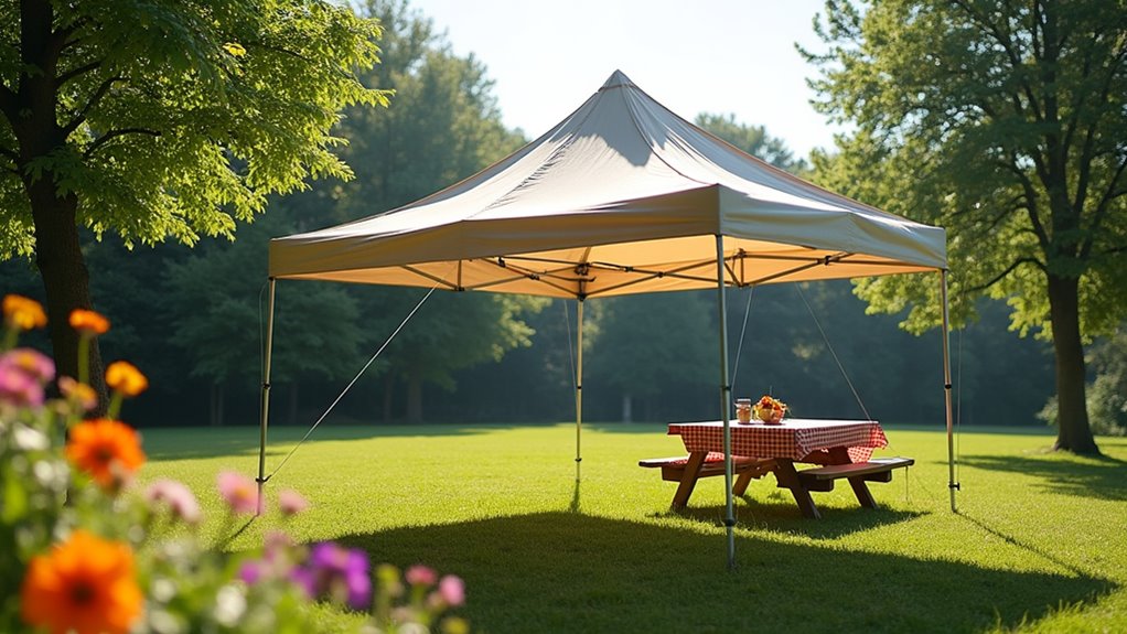 canopy tent setup instructions