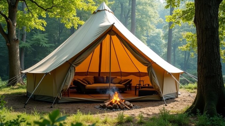 canvas camping shelter type