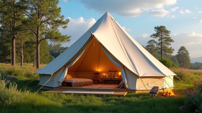 canvas camping tent design