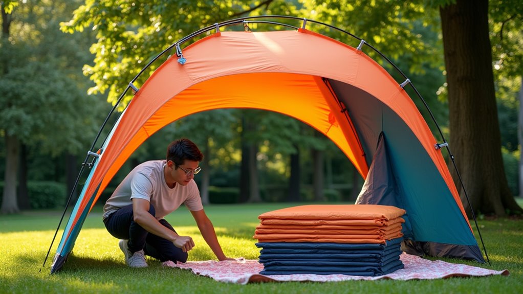 careful tent packing instructions