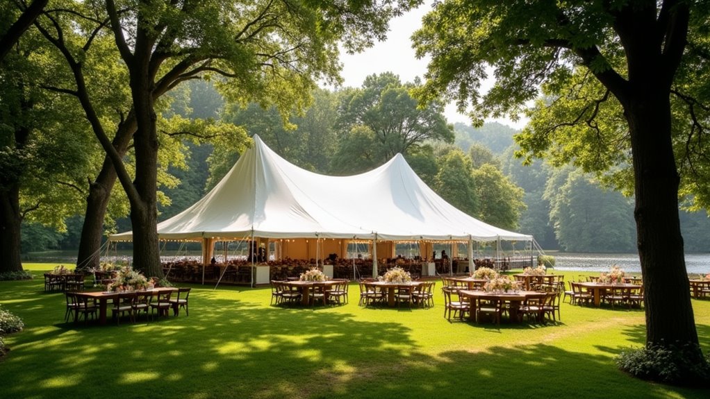 charming flexible tent weddings