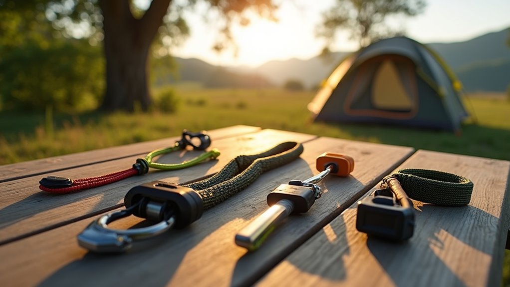 choose appropriate tent tie downs