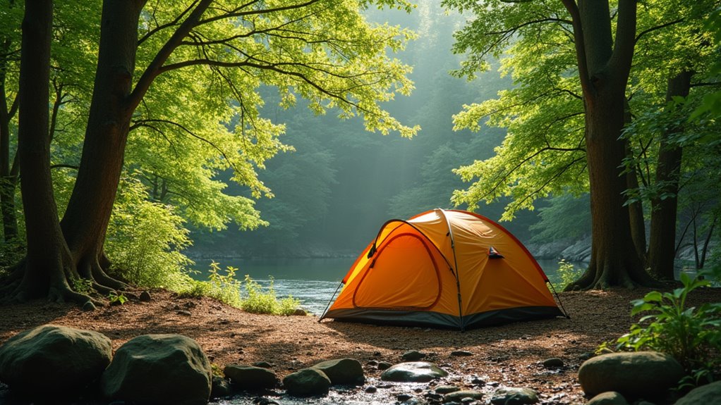 choose dry elevated ground