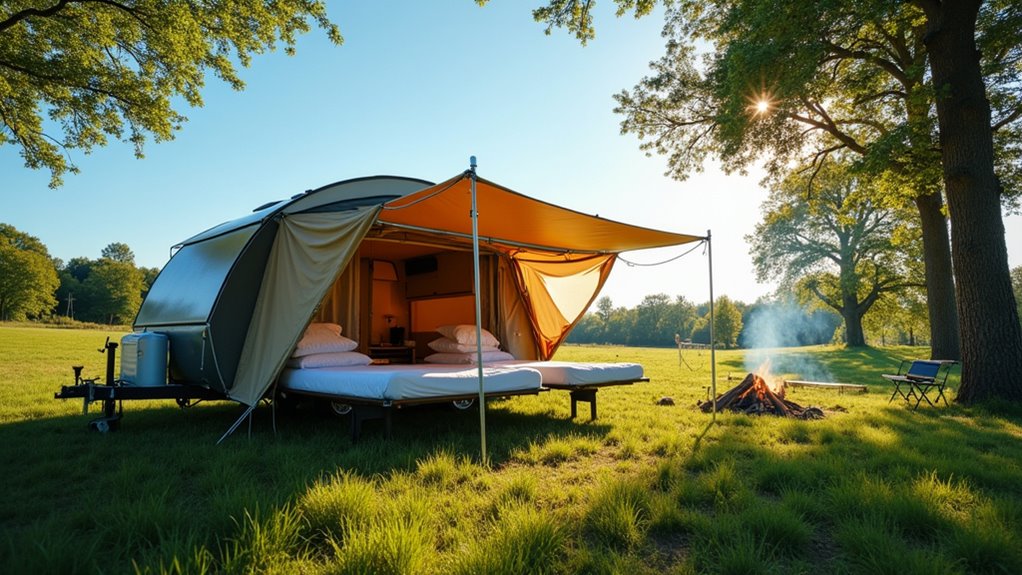 comfortable and organized sleeping