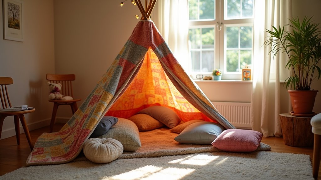 cozy blanket tent materials