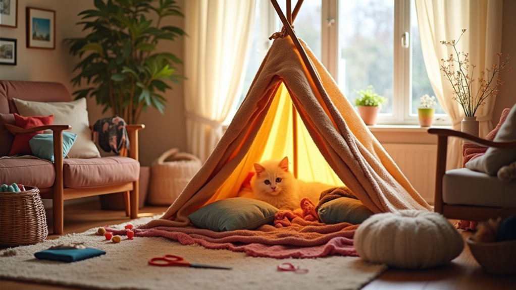cozy blanket tent supplies