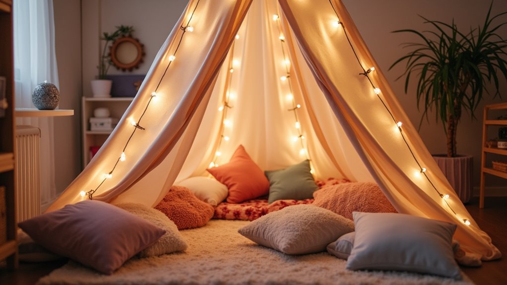 cozy tent cover preparation