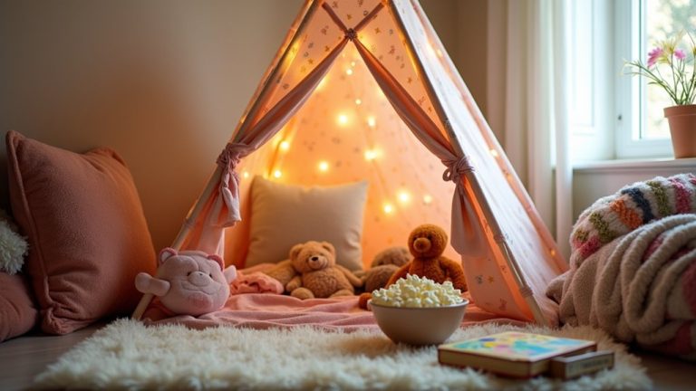 create cozy slumber tent