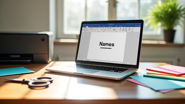 creating a name tent