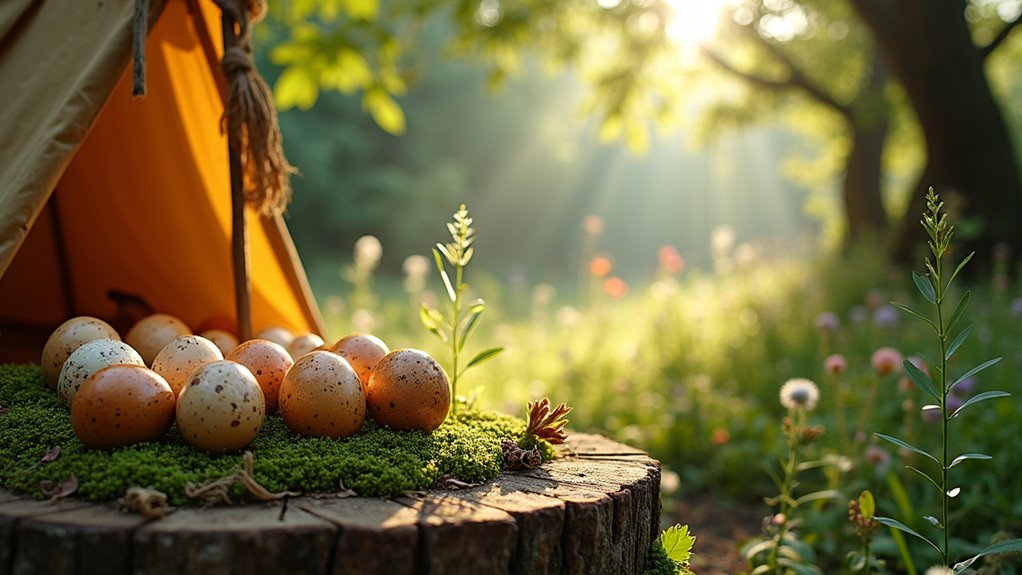 cultivating eggs and offspring