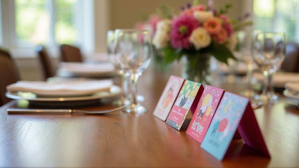 custom table tent options