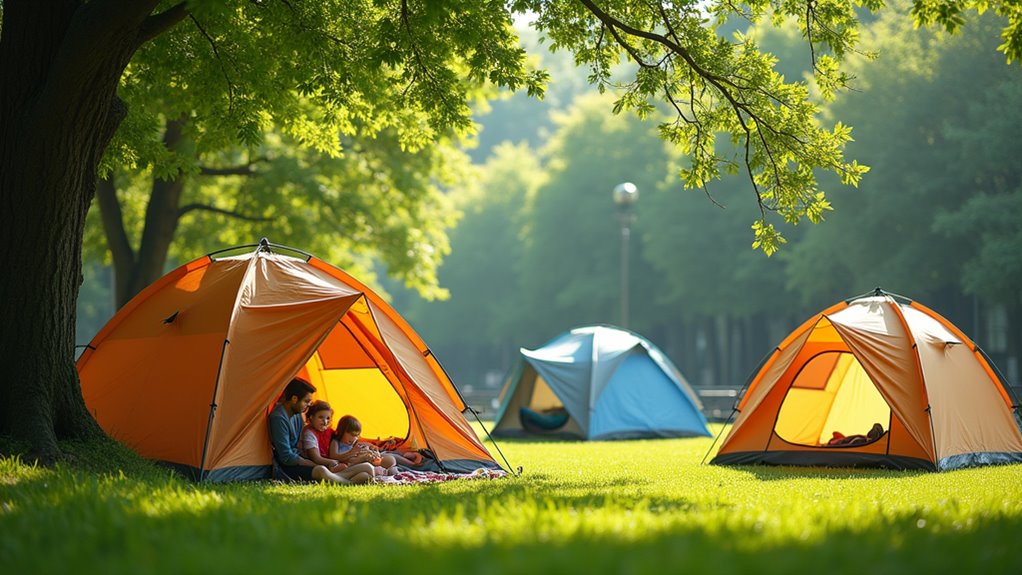 diverse pop up tent options