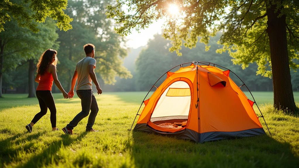 easy setup portable convenience