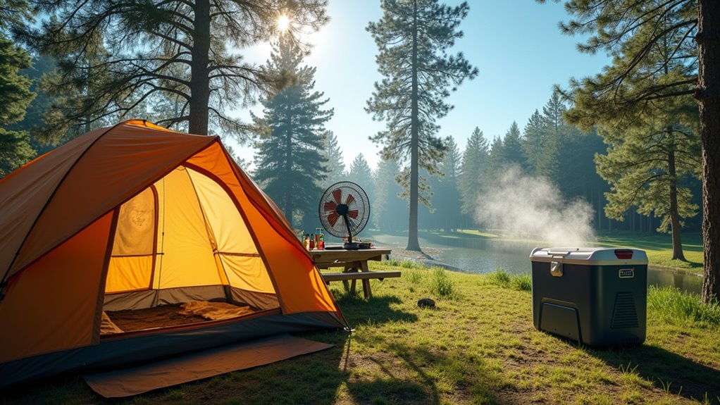 effective tent cooling devices