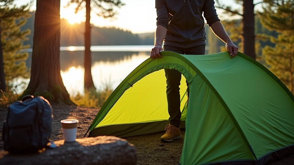 efficient pop up tent folding