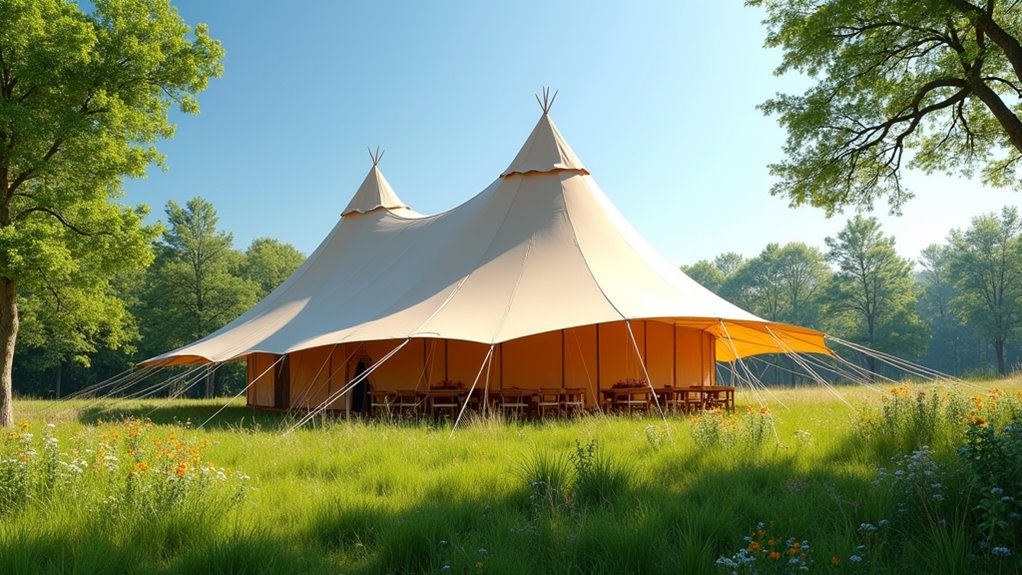 elegant sturdy customizable tents