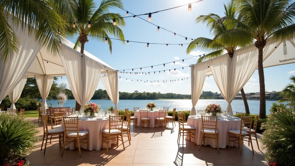 elegant tent wedding venues