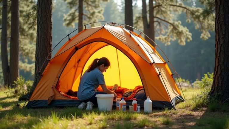 eliminate tent odors effectively