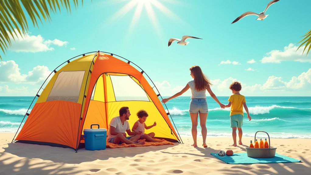 enhance beach tent comfort