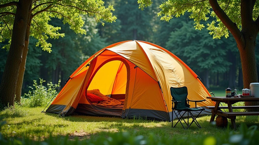 enhanced camping tent features