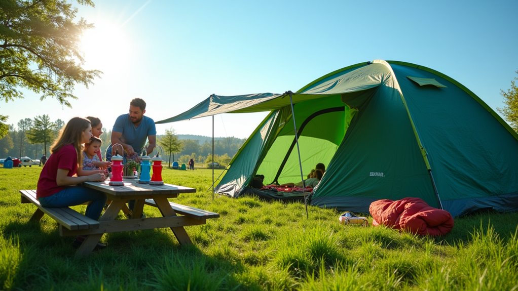 ensure tent safety measures