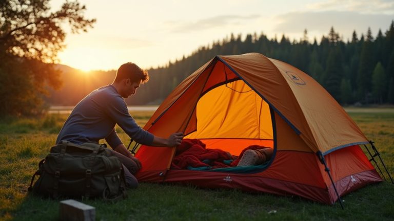 folding a tent properly
