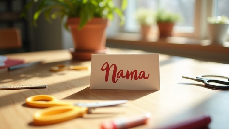 folding instructions for name tent