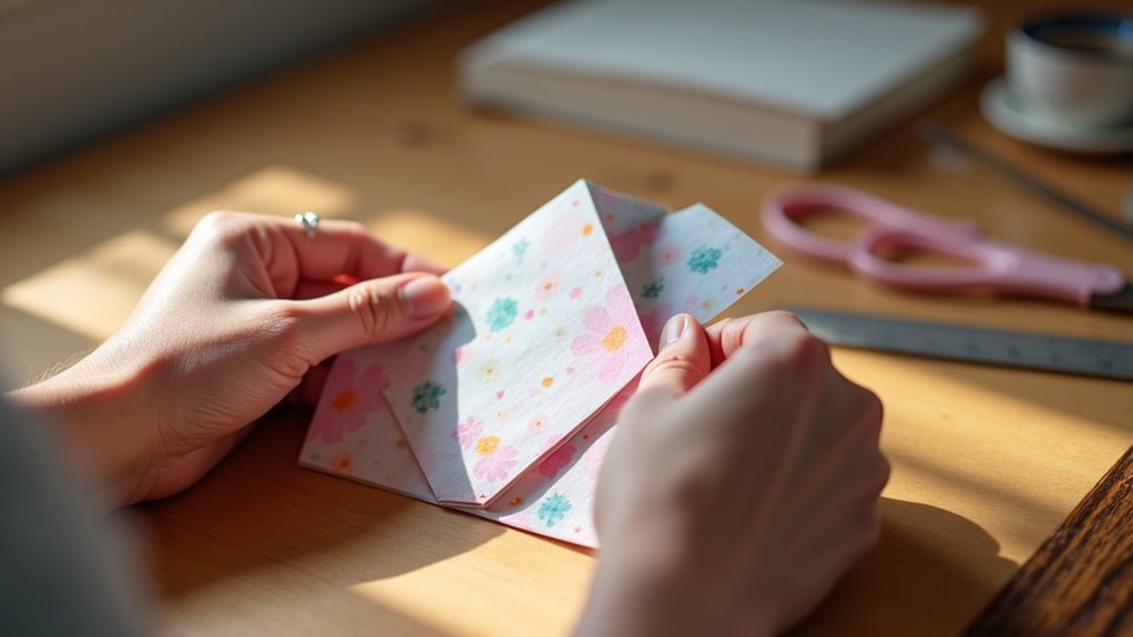 folding name tents step by step