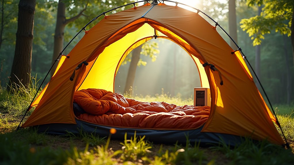 humidity control for tents