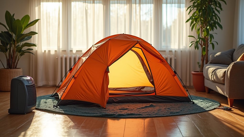 indoor tent drying tips