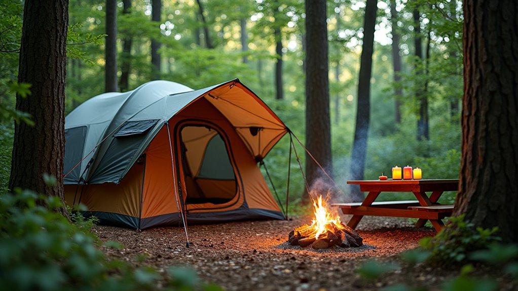 insect resistant tent setup