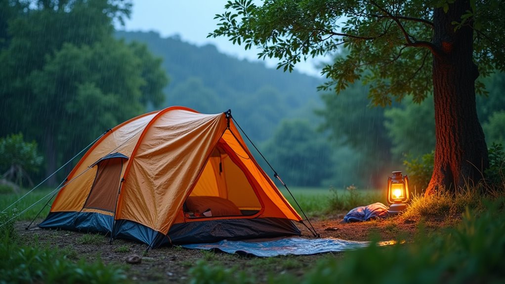 keep tent dry techniques