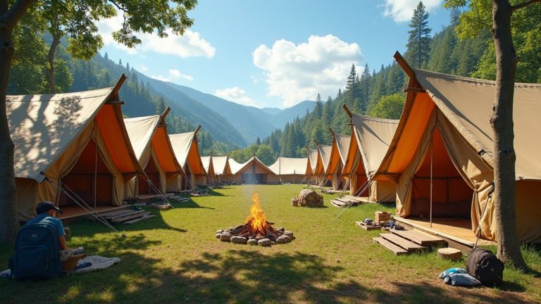 large canvas event tents