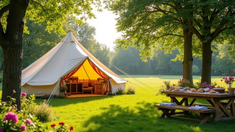 location of bake off tent