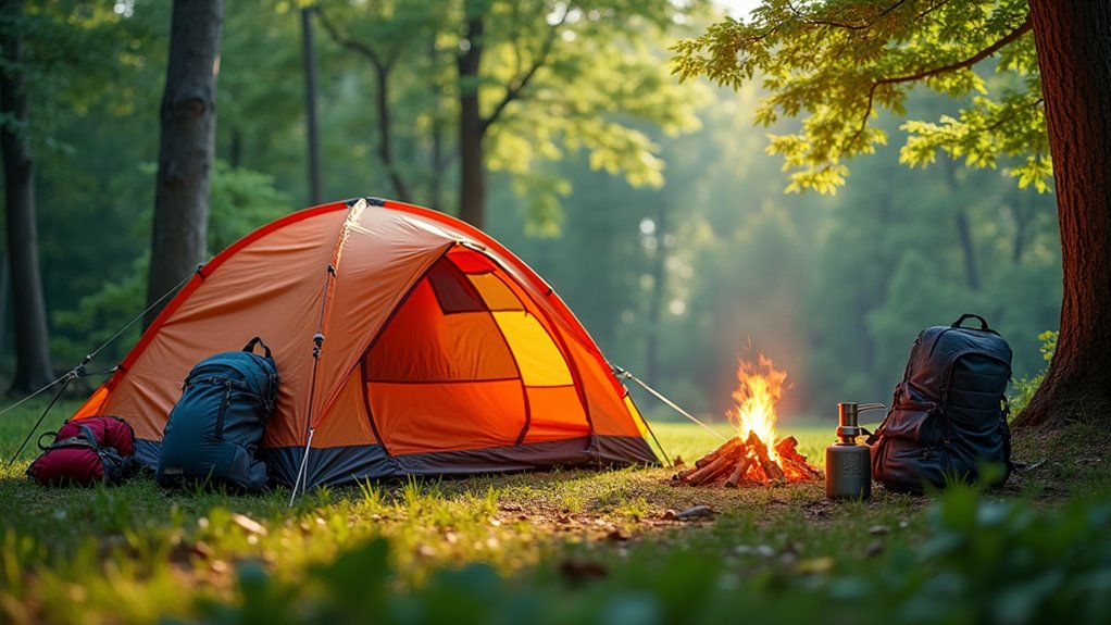 luxury camping tent features