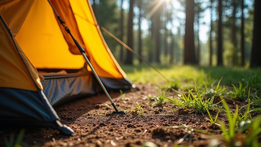 maintain secure tent stakes