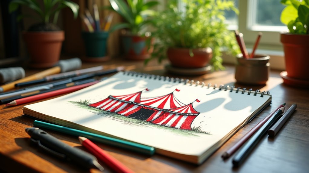 materials for realistic drawing